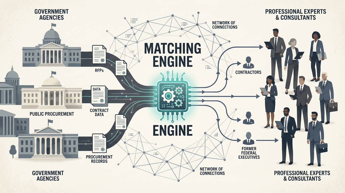 Two-Sided Acquisition for Government Expert Networks