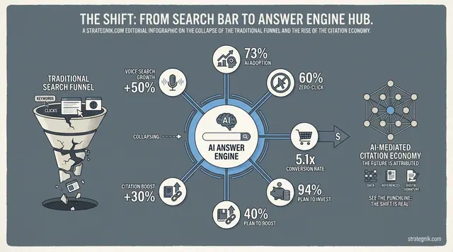 AEO Statistics for B2B SaaS (2026): 40+ Data Points on AI Search, Citations, and Visibility