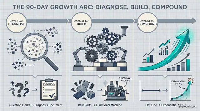 Fractional CMO First 90 Days: The 30/60/90 Plan for a Series A Company