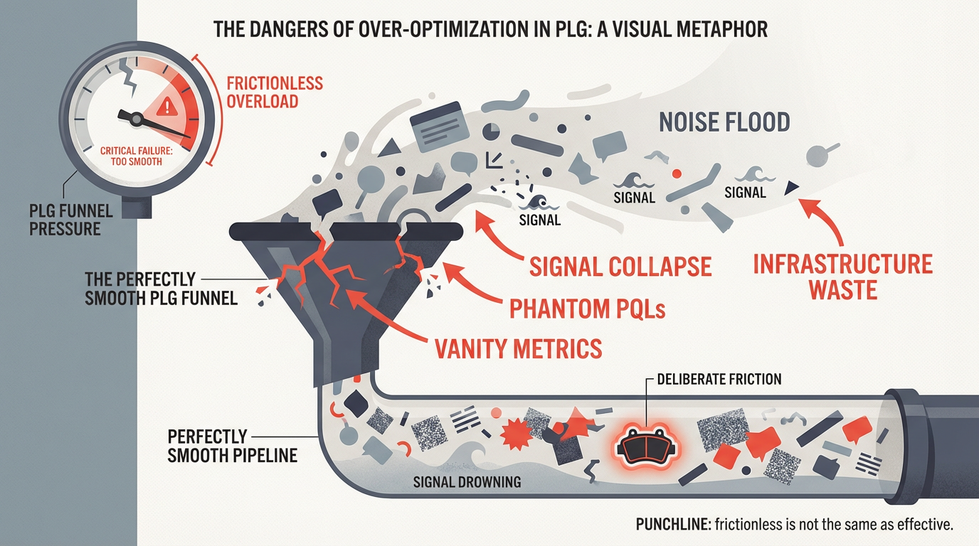 When Frictionless Breaks: The Signal Problem in B2B PLG — Strategnik