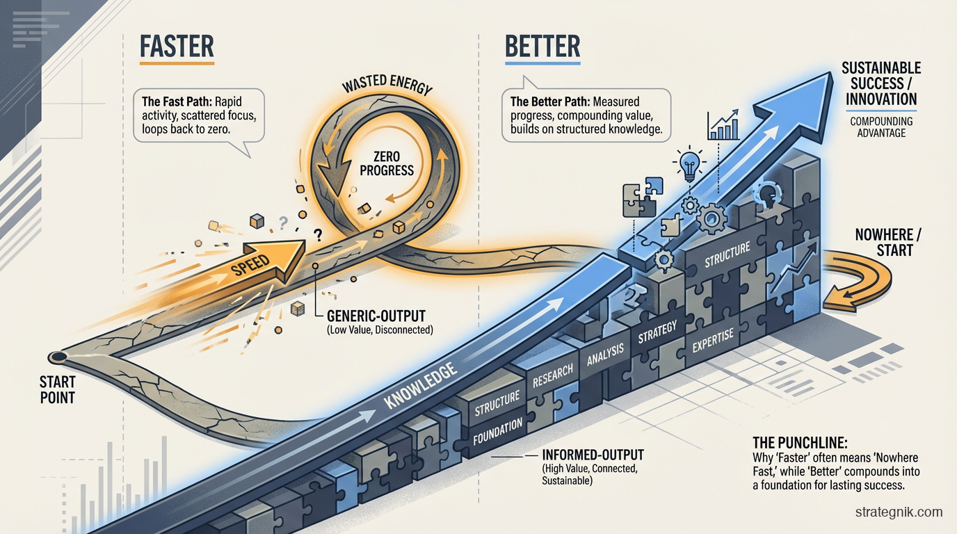 Why AI Made Your Marketing Faster — But Not Better — Strategnik