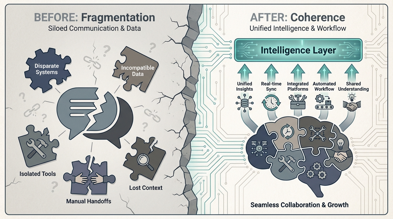 Your AI Is Still a Chatbot. Here's What an Operating System Looks Like.